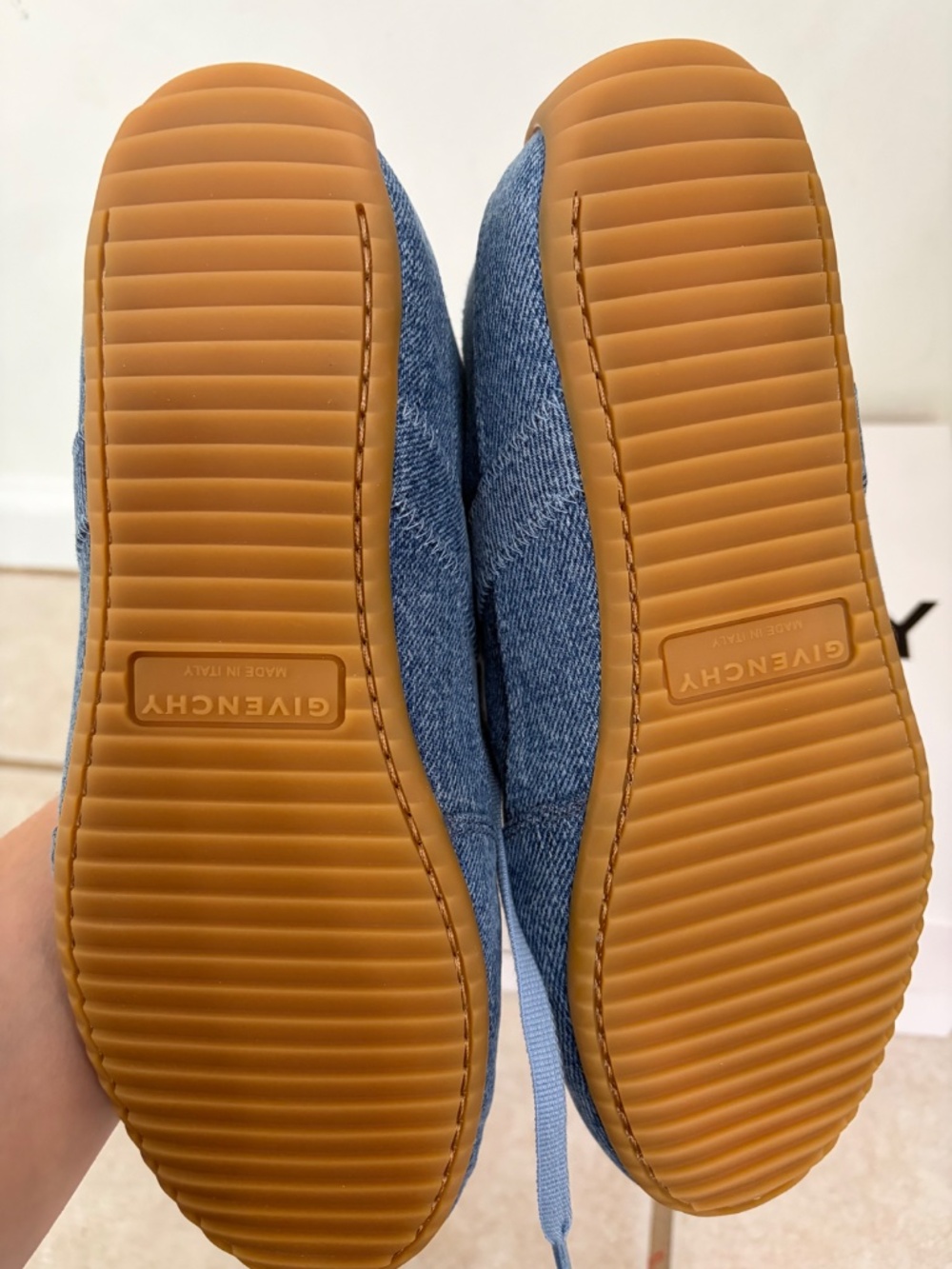 Givenchy Denim slim sneakers NEW size 36 - Picture 2 of 9